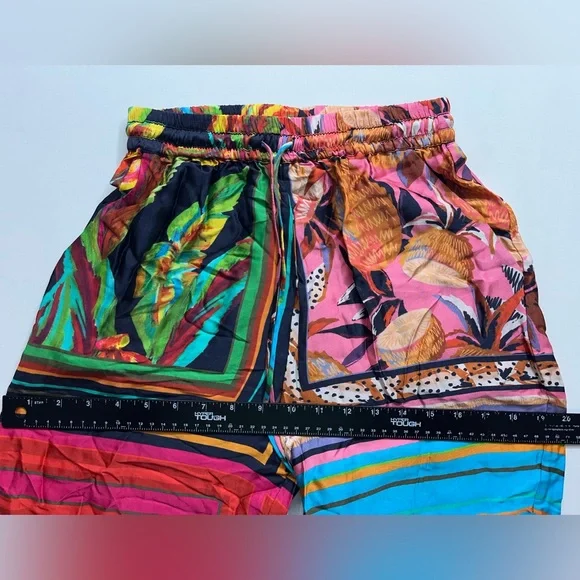 Farm Rio x Anthropologie Pants Womens Size XS Tropical Fruit Print Rayon Viscose - Picture 10 of 16